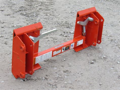 mini skid steer quick attach adapter|universal quick attach mounting system.